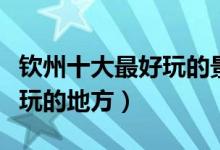 钦州十大最好玩的景点（钦州哪里好玩钦州好玩的地方）
