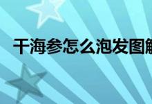 干海参怎么泡发图解（教你怎样泡干海参）