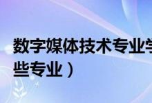数字媒体技术专业学什么（数字媒体技术学哪些专业）