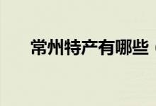 常州特产有哪些（常州梳篦十分精美）