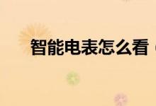 智能电表怎么看（智能电表看的方法）