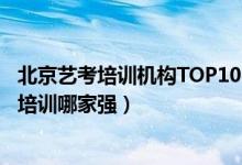 北京艺考培训机构TOP10（北京艺考培训学校排名北京艺考培训哪家强）