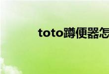 toto蹲便器怎么样（价格贵吗）