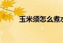 玉米须怎么煮水喝（有什么作用）