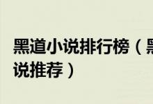 黑道小说排行榜（黑道小说大全关于黑道的小说推荐）