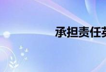 承担责任英文（你会吗）