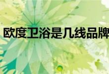 欧度卫浴是几线品牌（欧度卫浴质量怎么样）