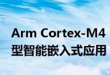 Arm Cortex-M4 MCU针对功耗敏感的经济型智能嵌入式应用