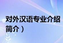 对外汉语专业介绍（对外汉语专业描述与详细简介）