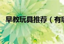 早教玩具推荐（有哪些早教玩具值得推荐）