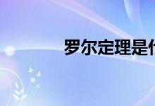 罗尔定理是什么（罗尔定理）