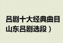 吕剧十大经典曲目（吕剧经典唱段盘点好听的山东吕剧选段）