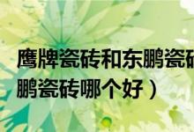 鹰牌瓷砖和东鹏瓷砖哪个便宜（鹰牌瓷砖和东鹏瓷砖哪个好）