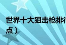 世界十大狙击枪排行榜（世界著名狙击步枪盘点）