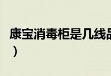 康宝消毒柜是几线品牌（康宝消毒柜质量如何）