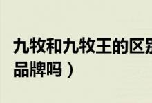 九牧和九牧王的区别是啥（它们两个是同一个品牌吗）