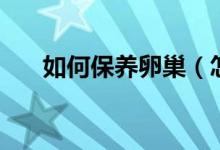 如何保养卵巢（怎样才能保养好卵巢）