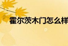 霍尔茨木门怎么样（霍尔茨木门环保吗）