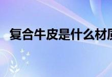 复合牛皮是什么材质（和二层牛皮哪个好）