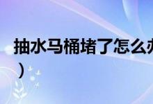 抽水马桶堵了怎么办（抽水马桶堵了疏通窍门）