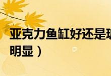 亚克力鱼缸好还是玻璃鱼缸好（优缺点对比很明显）