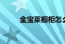 金宝莱橱柜怎么样（有哪些优势）