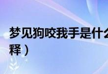 梦见狗咬我手是什么意思（梦见狗咬到手的解释）