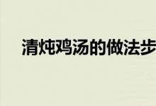清炖鸡汤的做法步骤（怎么做清炖鸡汤）