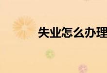 失业怎么办理（失业如何办理）