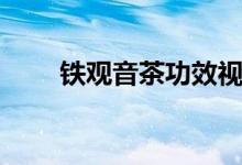 铁观音茶功效视频（铁观音茶功效）