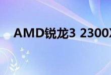 AMD锐龙3 2300X将在下个月停止OEM