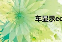  车显示eco是什么意思 