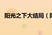 阳光之下大结局（阳光之下大结局是什么）