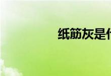 纸筋灰是什么（怎么做）