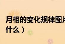 月相的变化规律图片儿童（月相的变化规律是什么）