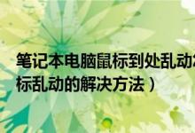 笔记本电脑鼠标到处乱动怎么办不受控制了（笔记本电脑鼠标乱动的解决方法）