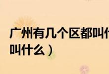 广州有几个区都叫什么名字（广州有几个区都叫什么）
