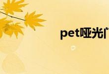pet哑光门板（petya）