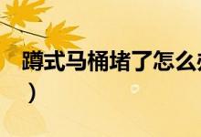 蹲式马桶堵了怎么办（学会这几招轻松解决！）