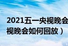 2021五一央视晚会回放怎么看（2021五一央视晚会如何回放）
