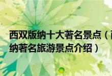 西双版纳十大著名景点（西双版纳有名的景点有哪些西双版纳著名旅游景点介绍）