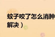 蚊子咬了怎么消肿止痒最快（13个方法快速解决）