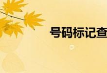 号码标记查询（号码投诉）