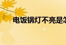 电饭锅灯不亮是怎么回事（怎么修理）