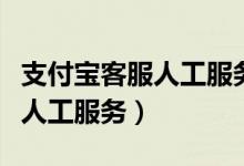 支付宝客服人工服务电话怎么接（支付宝客服人工服务）