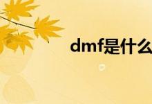 dmf是什么（dmf的资料）