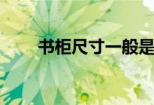 书柜尺寸一般是多少（我们来看看）