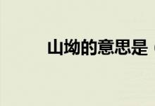 山坳的意思是（山坳指的是什么）