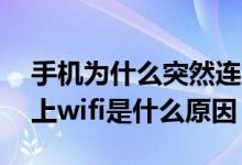 手机为什么突然连不上WiFi（手机突然连不上wifi是什么原因）