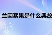 兰因絮果是什么典故（兰因絮果是什么意思）